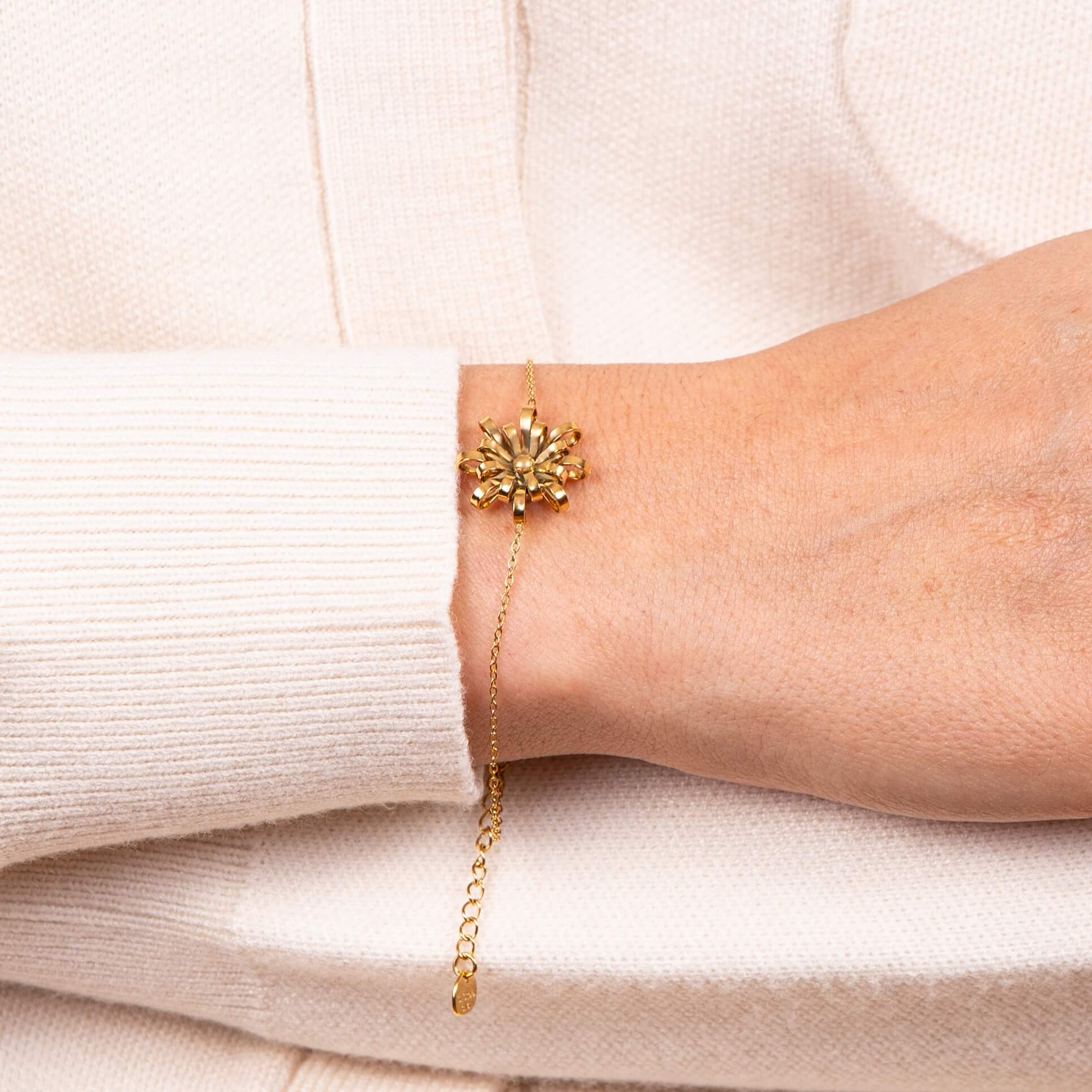 Bracelet pendentif noeud James | Acier inoxydable