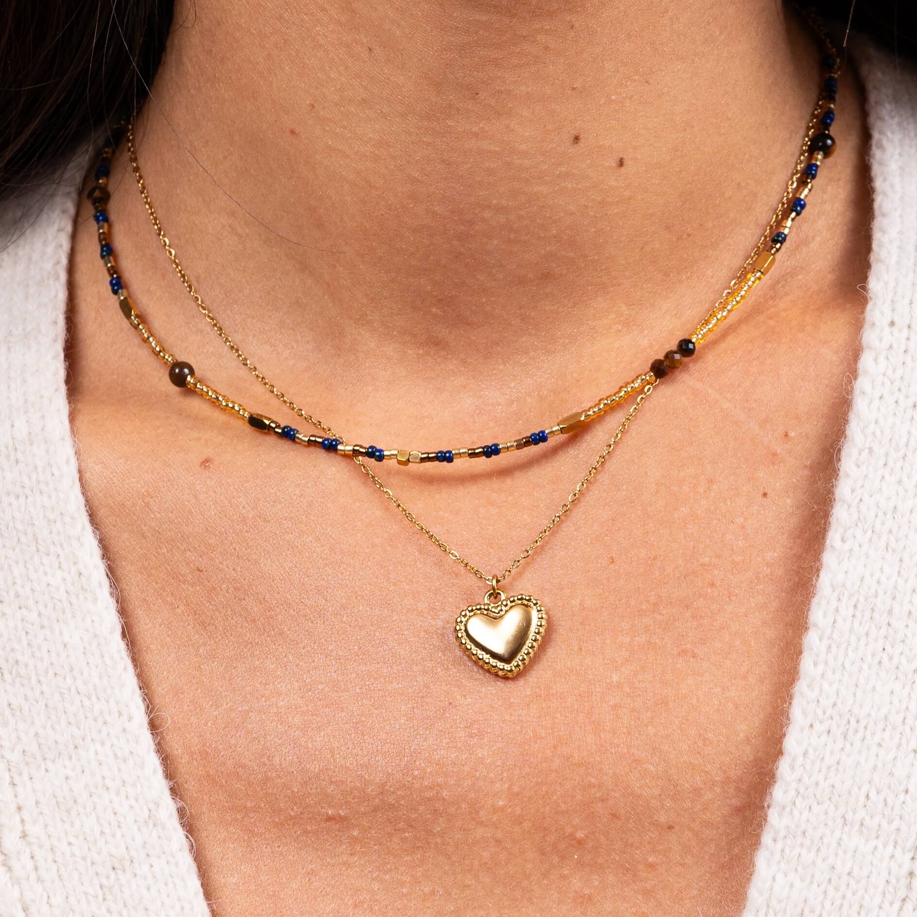 Collier coeur Roméo | Acier inoxydable